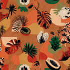 Tropicalia Naranja Bossa Nova Wallpaper by Tres Tintas