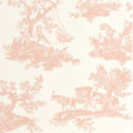 Cadence Rose Poudre Les Belles Toiles De Jouy 2 Wallpaper by Casadeco