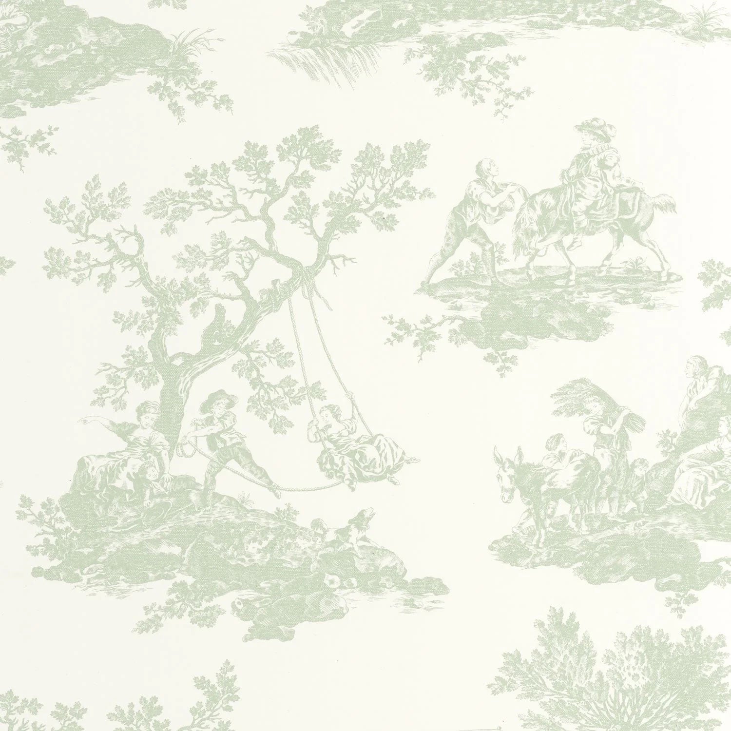 BTJD201697117 Cadence Les Belles Toiles De Jouy 2 Wallpaper by Casadeco