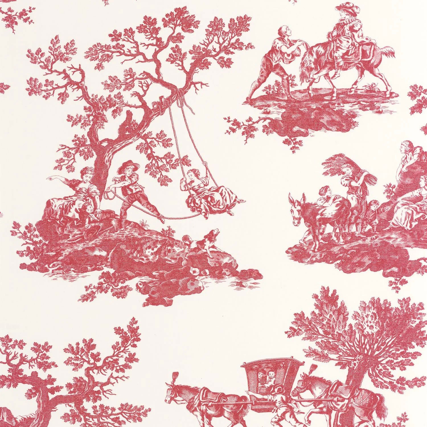 BTJD201698585 Cadence Les Belles Toiles De Jouy 2 Wallpaper by Casadeco
