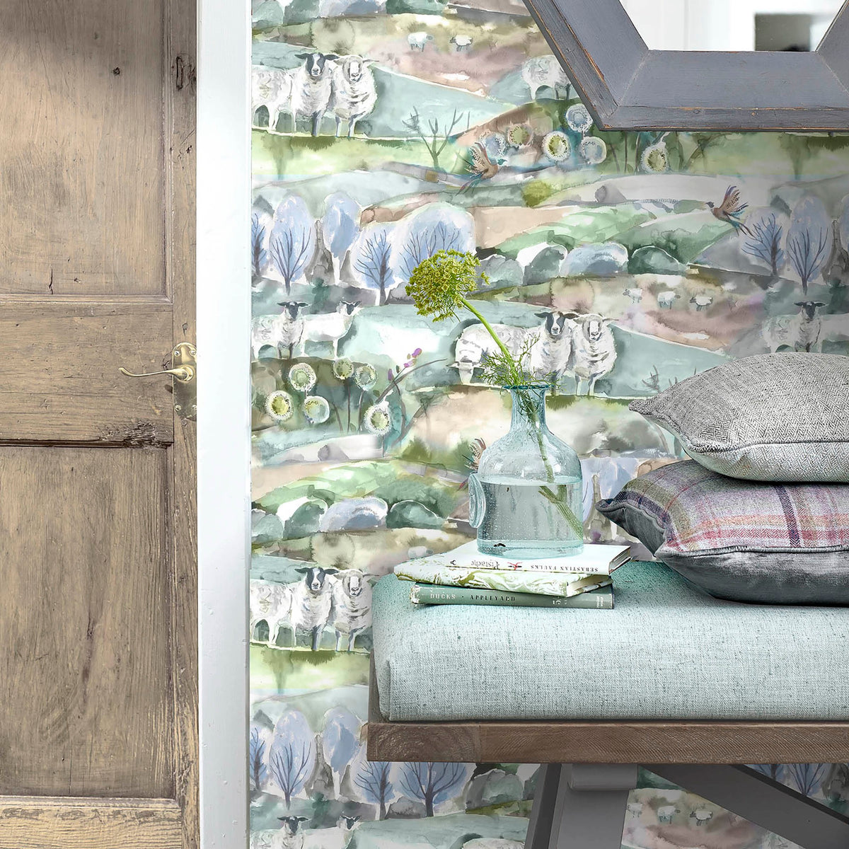 Buttermere Sage Wallpaper by Voyage Maison | BUTTERM/WPO/SAG