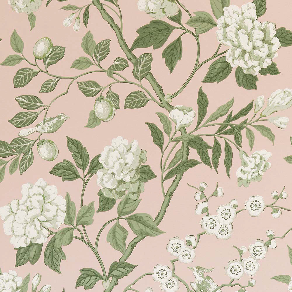 BW45000-11 Emperors Garden Blush Signature II Wallpaper by GP & J Baker