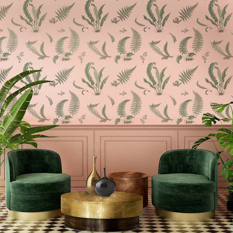 BW45044-11 Ferns Blush Signature II Wallpaper by GP & J Baker