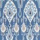 Ikat Bokhara Indigo Signature II Wallpaper by GP & J Baker