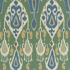 BW45090-3 Ikat Bokhara Emerald Signature II Wallpaper by GP & J Baker