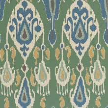 BW45090-3 Ikat Bokhara Emerald Signature II Wallpaper by GP & J Baker