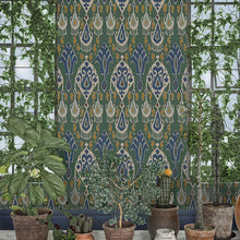 BW45090-3 Ikat Bokhara Emerald Signature II Wallpaper by GP & J Baker