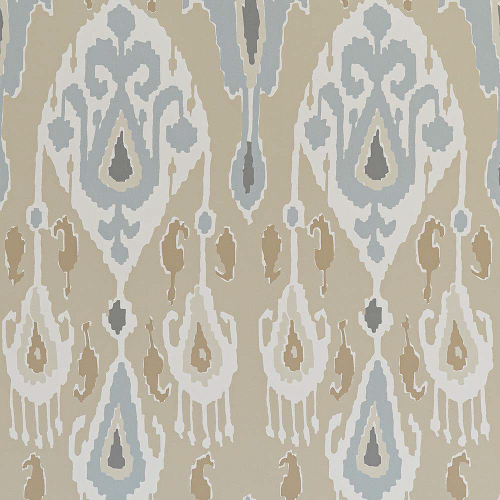 BW45090-5 Ikat Bokhara Sand Signature II Wallpaper by GP & J Baker