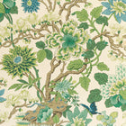 BW45092-2 Magnolia Emerald-Teal Signature II Wallpaper by GP & J Baker