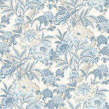 BW45095/1 Summer Peony Ashmore Blue Wallpaper By GP & J Baker