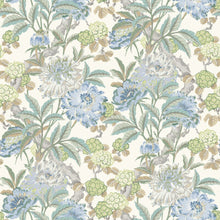 BW45095/4 Summer Peony Ashmore Aqua Wallpaper By GP & J Baker