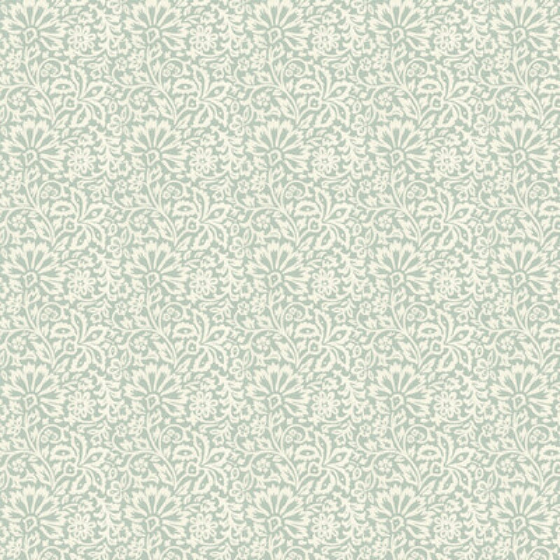 BW45097/4 Flora Ashmore Aqua Wallpaper By GP & J Baker