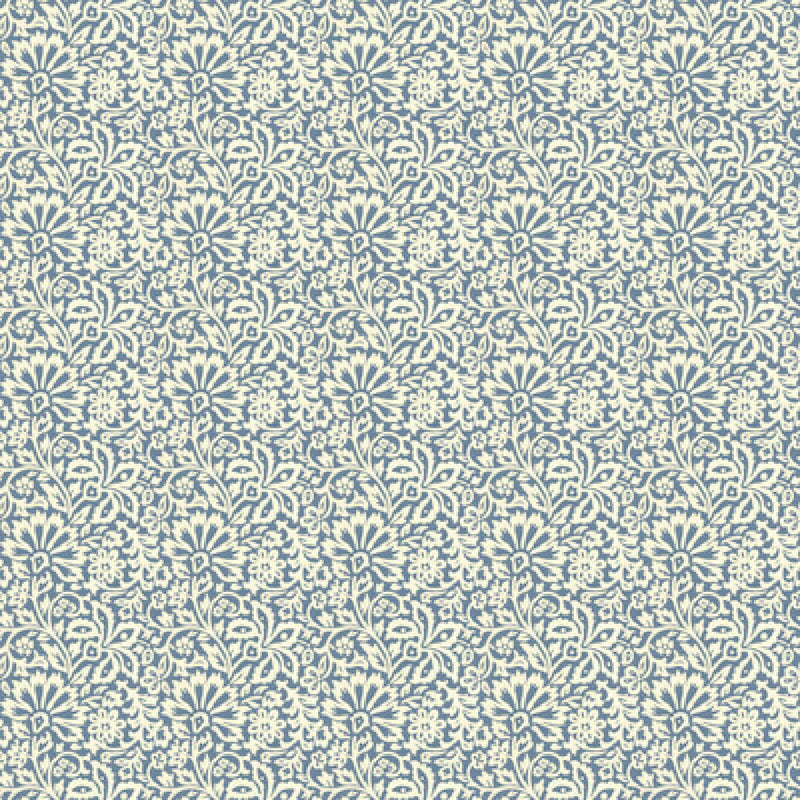 BW45097/5 Flora Ashmore Indigo Wallpaper By GP & J Baker