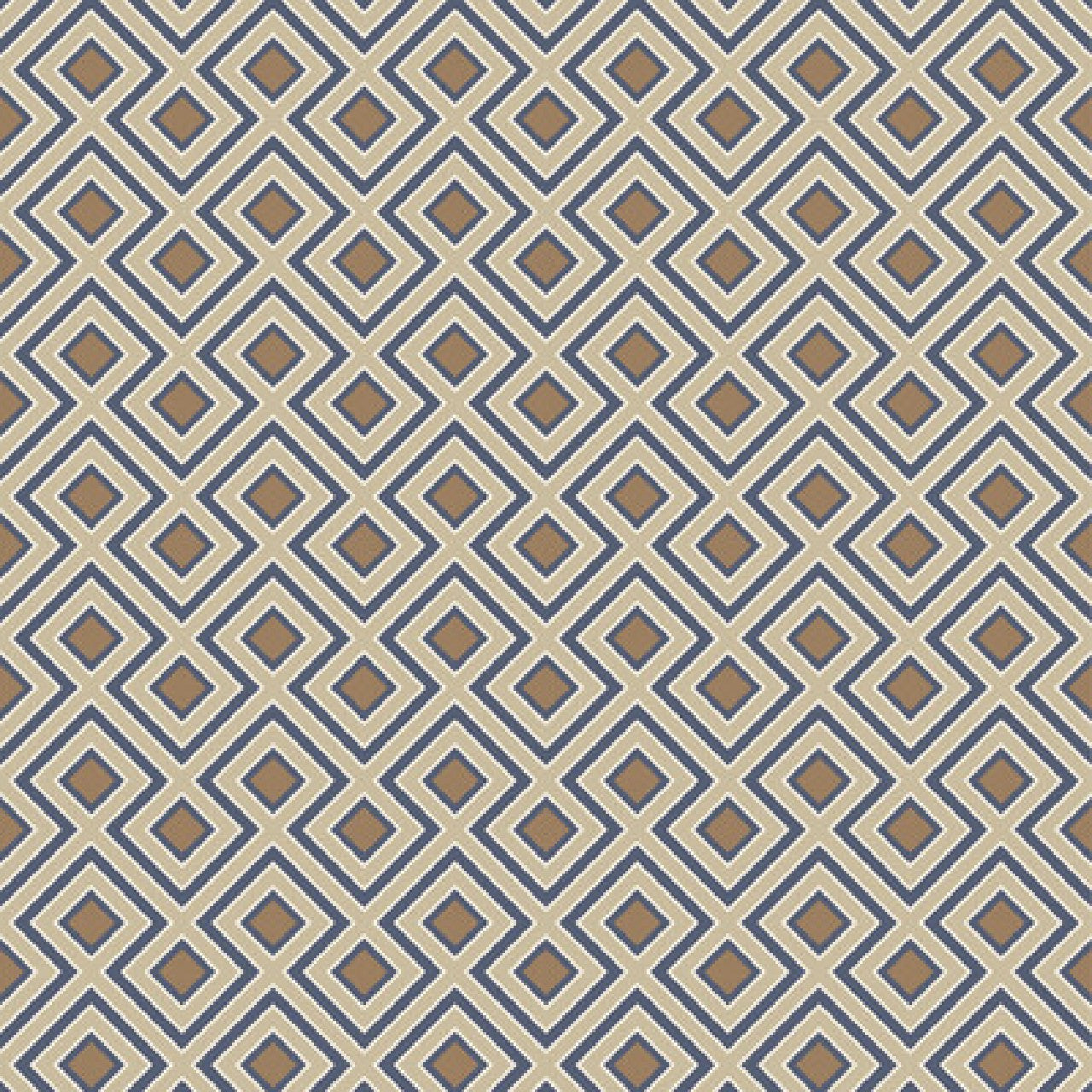 La Fiorentina Small Ashmore Indigo Wallpaper By GP & J Baker