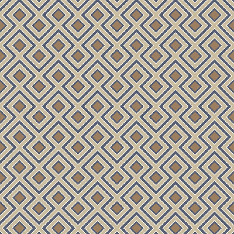 La Fiorentina Small Ashmore Indigo Wallpaper By GP & J Baker