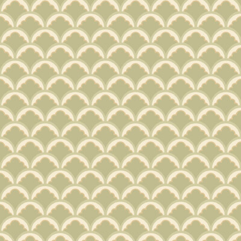 BW45099/5 Mount Temple Small Ashmore Sage Wallpaper By GP & J Baker