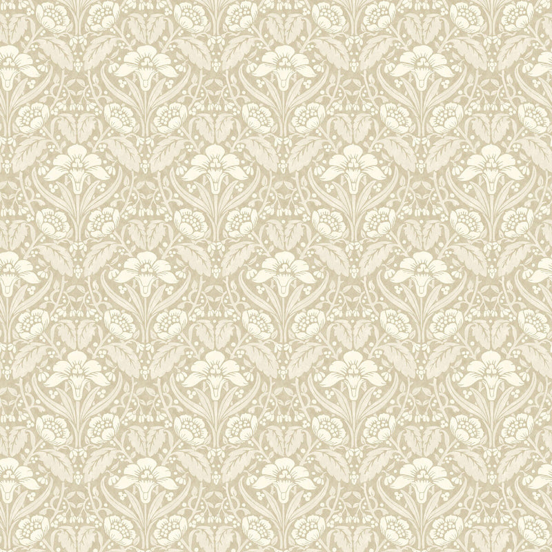 BW45101/4 Iris Meadow Original Brantwood Linen Wallpaper By GP & J Baker