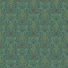 BW45102/5 Fritillerie Original Brantwood Indigo and Teal Wallpaper By GP & J Baker