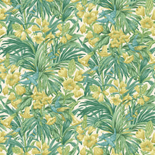 BW45103/3 Trumpet Flowers Original Brantwood Emerald Wallpaper By GP & J Baker