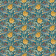 Tulip & Jasmine Original Brantwood Teal Wallpaper By GP & J Baker