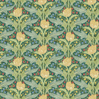 BW45104/3 Tulip & Jasmine Original Brantwood Emerald Wallpaper By GP & J Baker