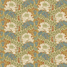 BW45105/1 Original Brantwood Red and Green Wallpaper By GP & J Baker