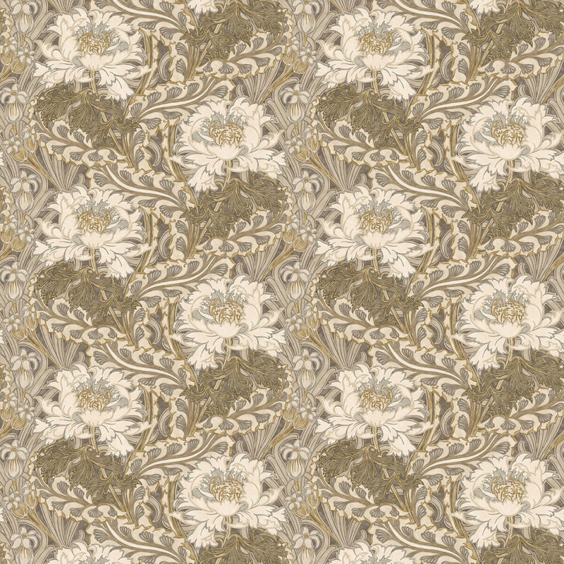 BW45105/4 Original Brantwood Woodsmoke Wallpaper By GP & J Baker