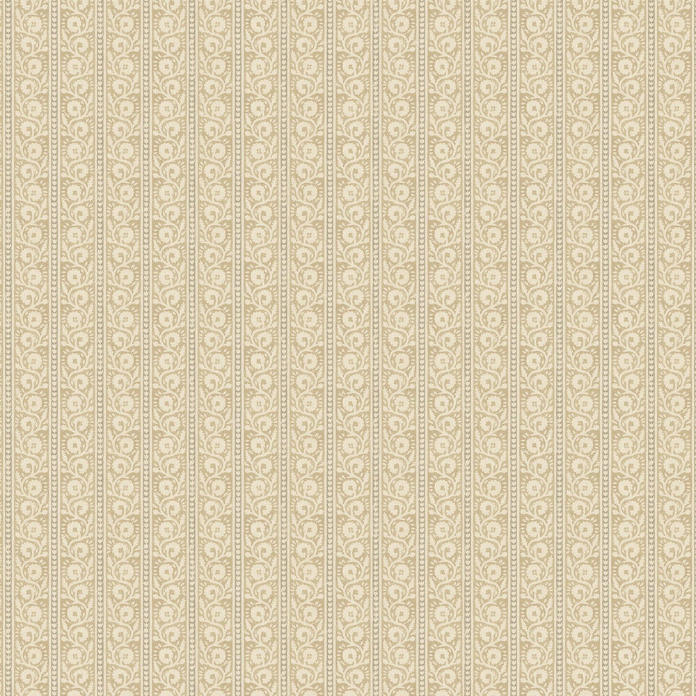 BW45113/4 Bibury House Small Prints Parchment Wallpaper By GP & J Baker