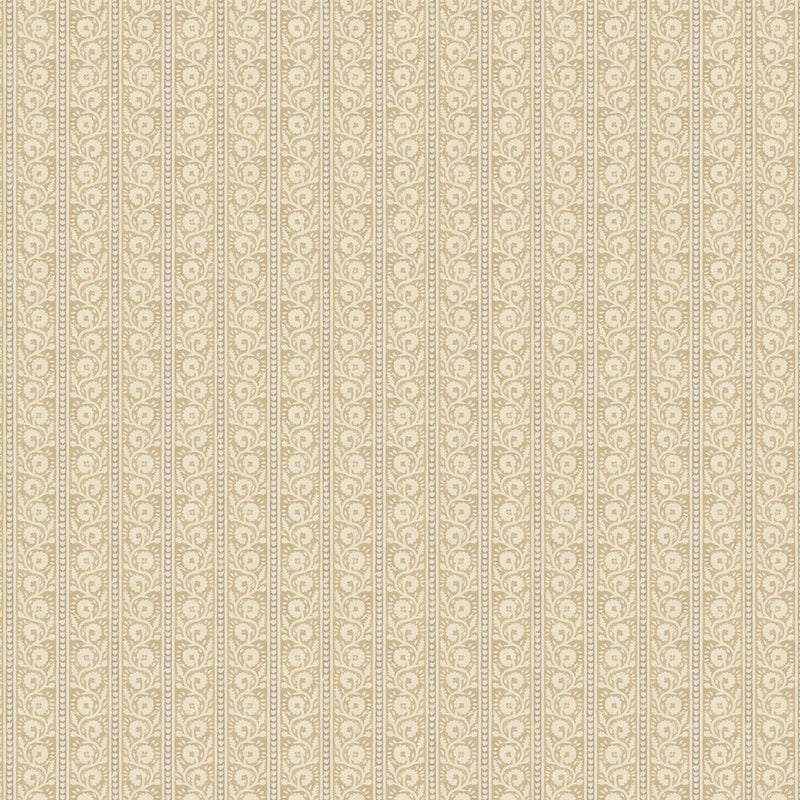 BW45113/4 Bibury House Small Prints Parchment Wallpaper By GP & J Baker