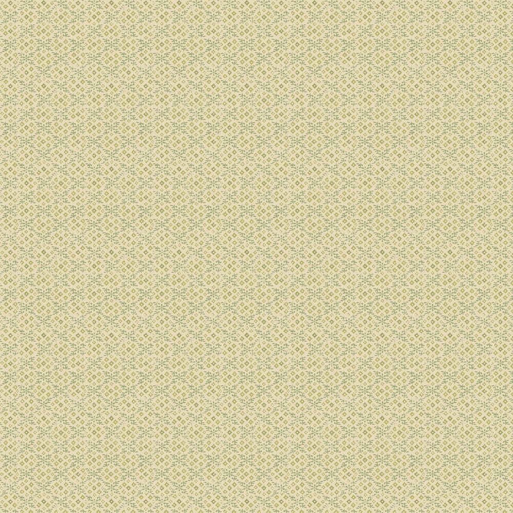 BW45115/1 Grantly House Small Prints Green Wallpaper By GP & J Baker