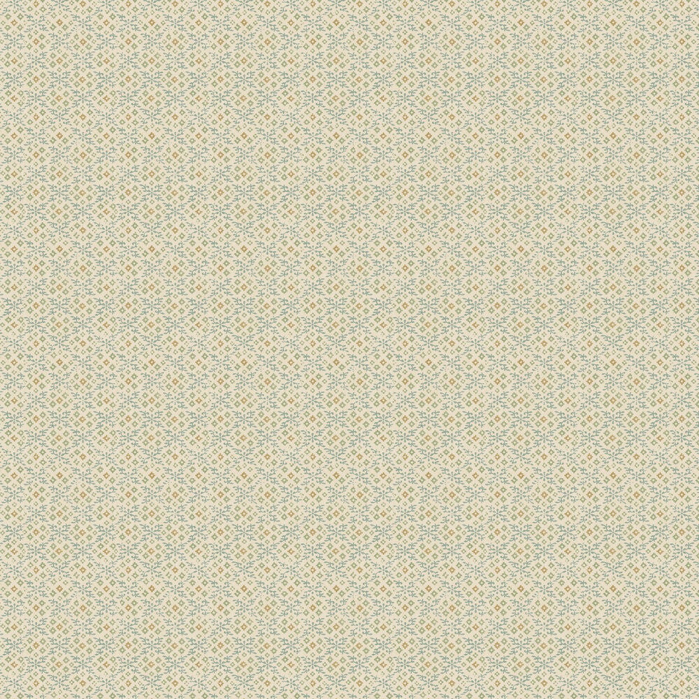 BW45115/2 Grantly House Small Prints Aqua Wallpaper By GP & J Baker