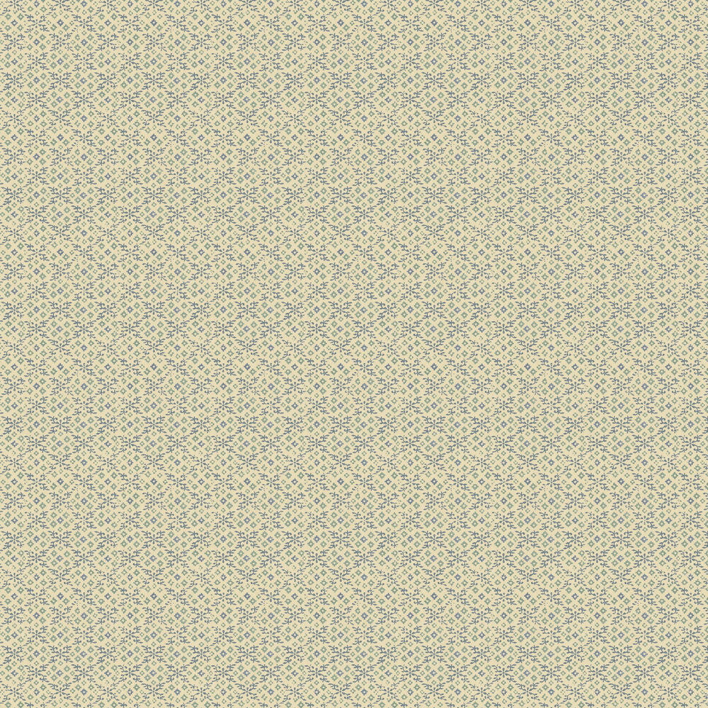 BW45115/5 Grantly House Small Prints Blue Wallpaper By GP & J Baker