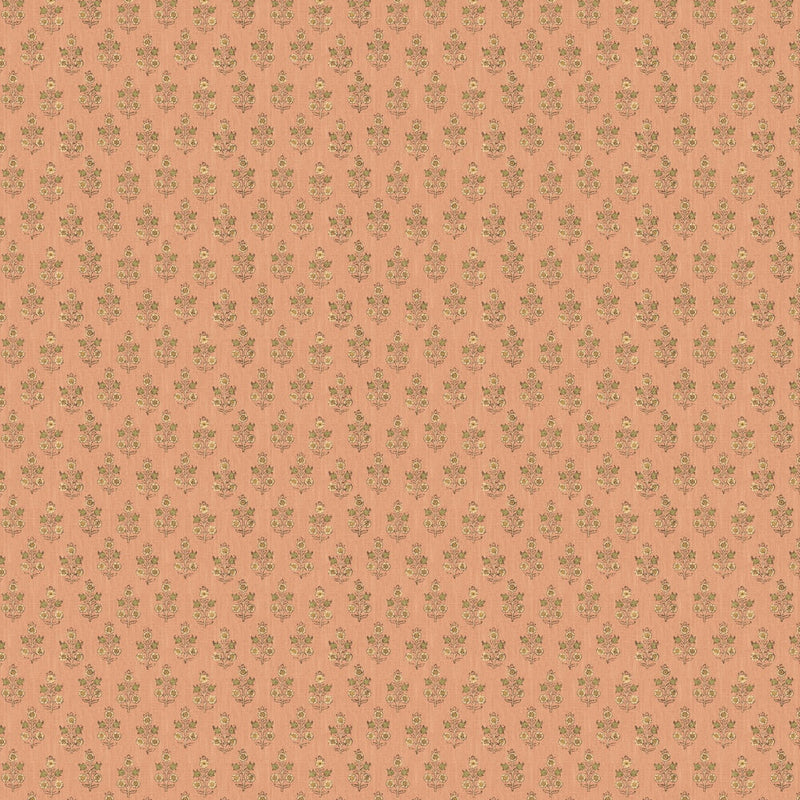 BW45117/3 Poppy Sprig House Small Prints Blush Wallpaper By GP & J Baker