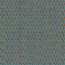 BW45117/8 Poppy Sprig House Small Prints Denim Wallpaper By GP & J Baker