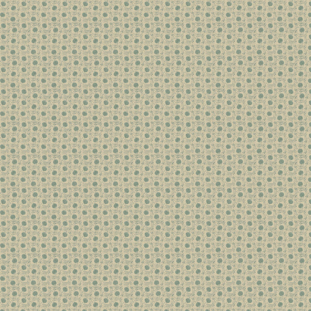BW45120/2 Seed Pod House Small Prints Aqua Wallpaper By GP & J Baker