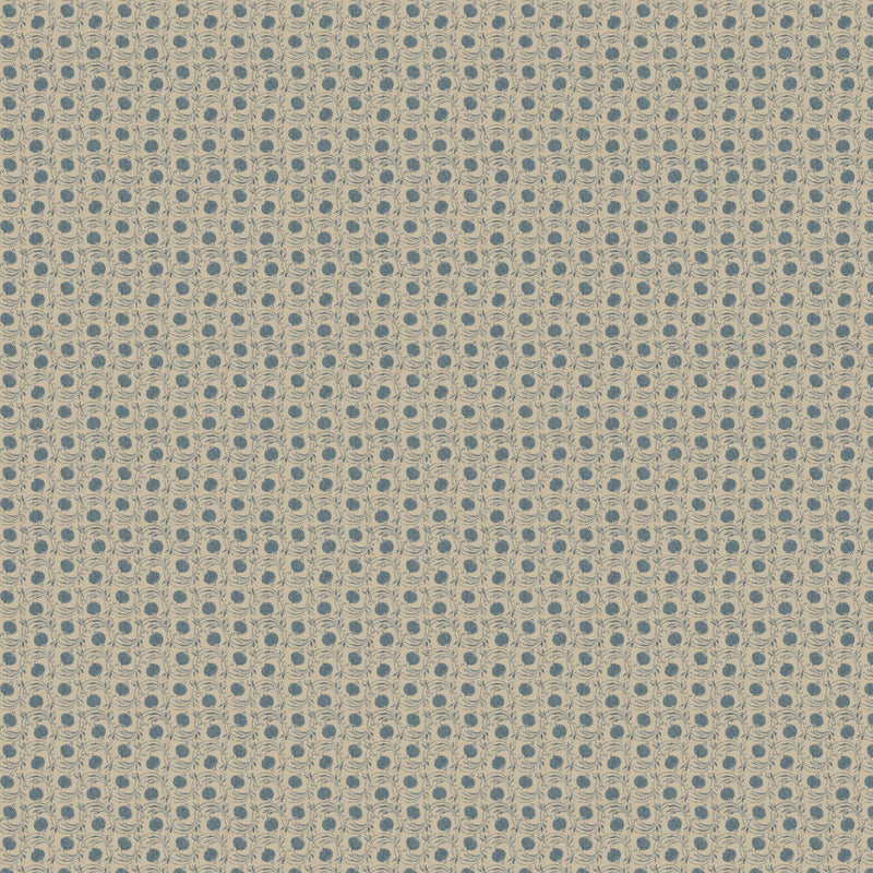 BW45120/5 Seed Pod House Small Prints Blue Wallpaper By GP & J Baker