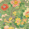 Little Magnolia Signature II Emerald Wallpaper by GP & J Baker