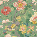 Little Magnolia Baker Originals Emerald Wallpaper By GP & J Baker