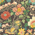 Little Magnolia Baker Originals Charcoal and Jewel Wallpaper By GP & J Baker