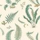 Ferns Baker Originals Verdigris Wallpaper By GP & J Baker
