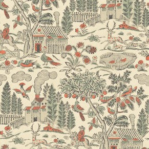 BW45143.3 Home Park Antique Royal Court Wallpaper by GP&J Baker