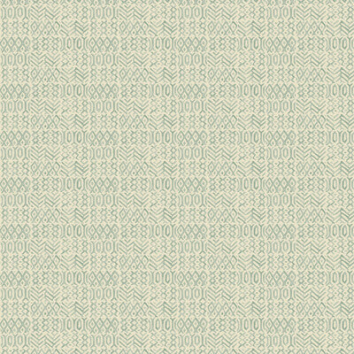 BW45144.1 Chimneys Aqua Royal Court Wallpaper by GP&J Baker