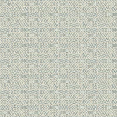 BW45144.2 Chimneys Old Blue Royal Court Wallpaper by GP&J Baker