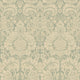 Queen's Damask Aquamarine Royal Court Wallpaper by GP&J Baker