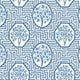 Royal Maze Blue Royal Court Wallpaper by GP&J Baker