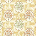 Royal Maze Orche Royal Court Wallpaper by GP&J Baker