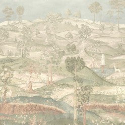 BW45150.3 Royal Park Panel Antique Royal Court Wallpaper by GP&J Baker