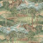 BW45151.1 Palace Tapestry Green Royal Court Wallpaper by GP&J Baker
