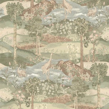 BW45151.3 Palace Tapestry Antique Royal Court Wallpaper by GP&J Baker