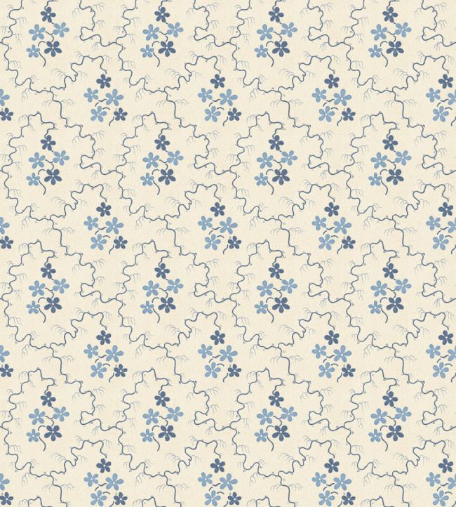 BW45152/1 Posy Blue Wallpaper by GP & J Baker